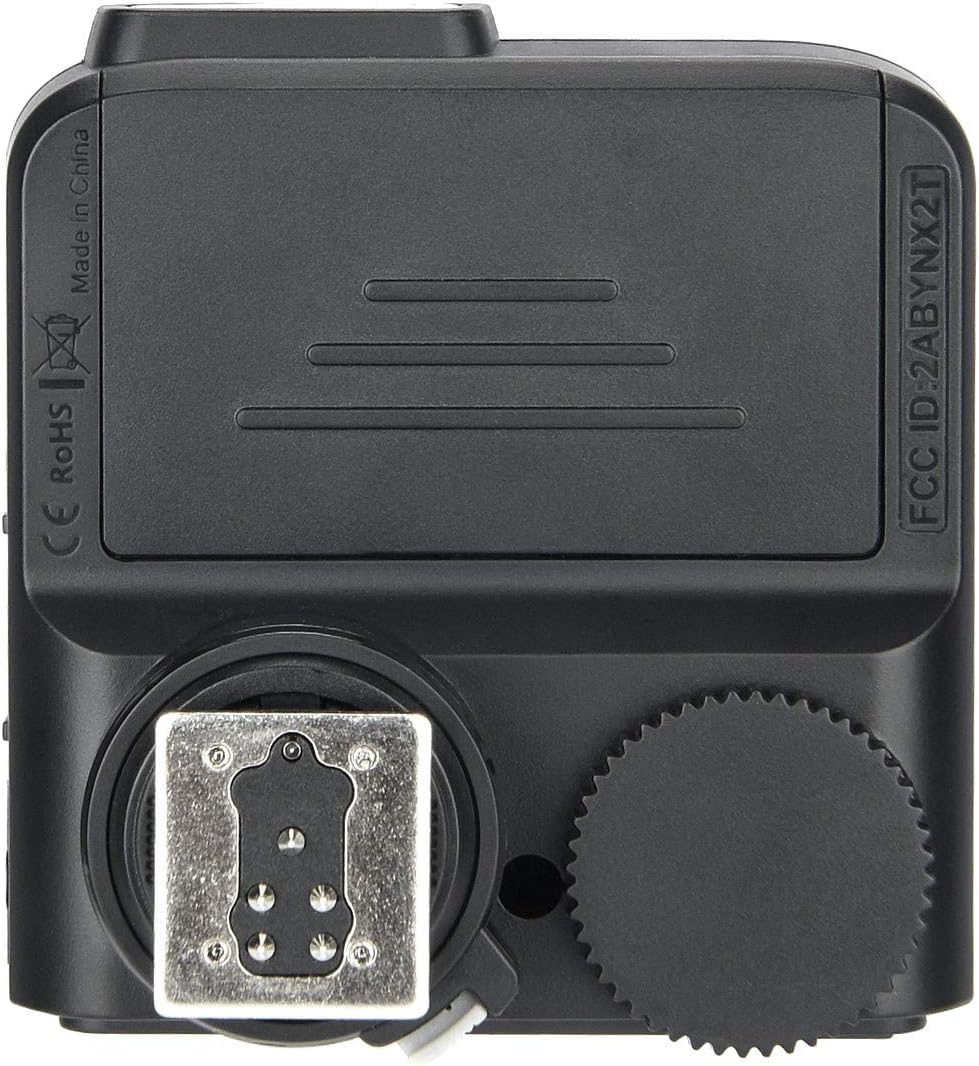 Godox X2T-C TTL Wireless Flash Trigger for Canon, 1/8000s HSS Bluetooth Connection Supports iOS/Android App Controller, TCM Function, 5 Separate Group Buttons, New Hotshoe Locking, New AF Assist Light