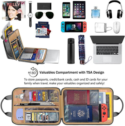 ZINZ Slim & Expandable Case 12.9 13 inch Travel Laptop Shoulder Bag for MacBook Air 13" M3/M2/M1, MacBook Pro 13" M2/M1, iPad Pro 12.9"/13"/11", iPad Air 13",L01G03 - PuriLite