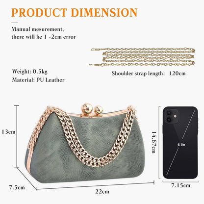 CORIOS Evening Bag for Women Marble Clutch Bag Bridal Wedding Purse Elegant Handbag Unique Crossbody Bag Shoulder Bag