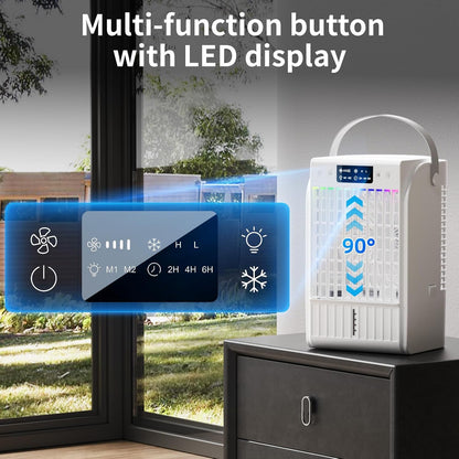 Purilite Select 4-in-1 Mini Portable Air Conditioner – Cool, Mist, Humidify & Glow On the Go