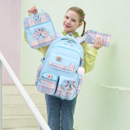 ACESAK Girls Backpack - 3PCS Backpack for Girls Cute School Backpacks for Girls Kindergarten