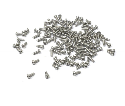 iexcell 50 Pcs M6 x 20mm Thread Pitch 1 mm Stainless Steel 304 Hex Socket Button Head Cap Screws Bolts Kit