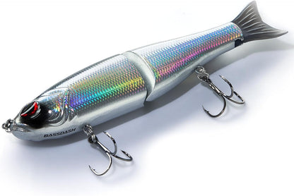 Bassdash SwimShad Glide Baits Jointed Swimbait Bass Pike Salmon Trout Muskie Fishing Lure