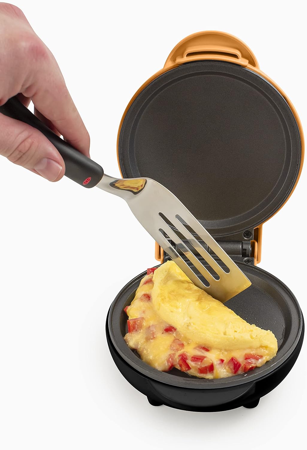 Nostalgia MyMini Personal Electric Waffle Maker, 5-Inch Cooking Surface, Waffle Iron for Hash Browns, French Toast, Grilled Cheese, Quesadilla, Brownies, Cookies, Aqua