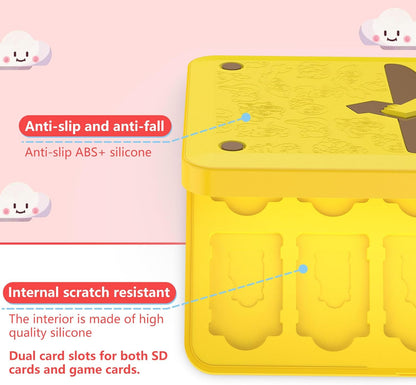GeeRic 24 Slot Game Card Storage Case Compatible with Switch, Portable Game Card Storage Cartridge with Switch, Games Cartridges & Slot
