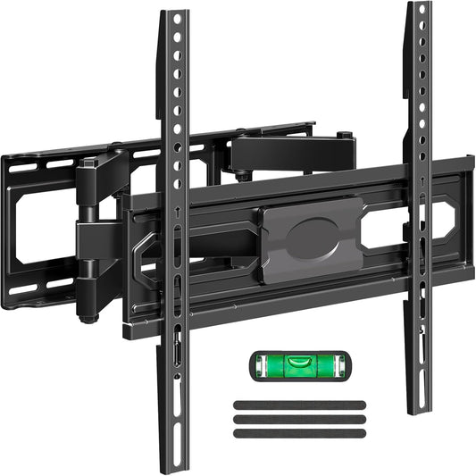 MOUNTUP TV Wall Mount for 26-65 Inch Flat Curved LED LCD Screen TVs Full Motion TV Mount, Tilt Swivel Extension Wall Mount TV Bracket with Dual Articulating Arms, Max VESA 400x400mm, Holds up to 88lbs