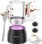 Secura Detachable Milk Frother and Steamer, 17oz Electric Milk Warmer 4-in-1 Hot/Cold Foam Maker for Latte, Cappuccinos, Macchiato, Hot Chocolate