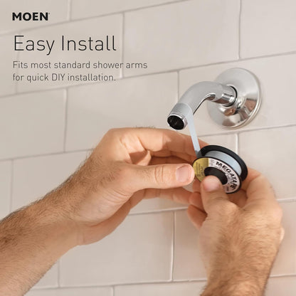 Moen 26009 Engage Magnetix 2.5 GPM Handheld/Rain Shower Head 2-in-1 Combo Featuring Magnetic Docking System, Pack of 1, Chrome