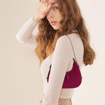 Prpeko Shoulder Bag Crescent Retro Y2k Hobo Handbags 90s Underarm Purse Bag Fashion Clutch Purses for Women