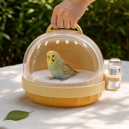 Bird Carrier Pet Carrier Portable Bird Cage for Parakeet Panoramic View, Small Bird Travel Carrier, Style to 3