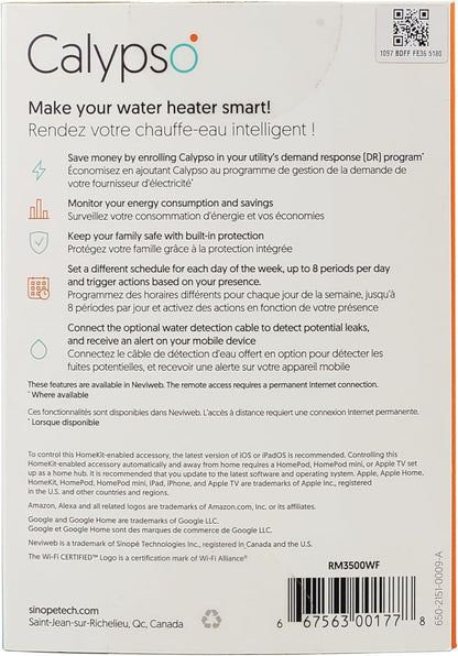 Calypso - Smart Wi-Fi Water Heater Controller RM3500WF