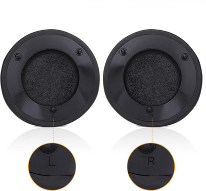 ManO'War Earpads, JARMOR Replacement Memory Foam Ear Cushion Kit Pad Cover for Razer Razer ManO'War Headphone ONLY (Black)