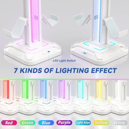 Purilite Select RGB Headphone &amp; Controller Stand