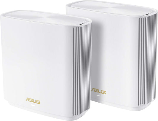 ASUS ZenWiFi XT9 AX7800 Tri-Band WiFi 6 Mesh System, Covearge up to 5700 sq ft, Subscription-Free Network Security, Advanced Parental Controls, 4G & 5G Mobile Tethering, VPN, Easy Setup, 2.5G Port