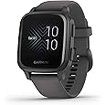 Garmin Venu® Sq 2 GPS Smartwatch, All-Day Health Monitoring, Long-Lasting Battery Life, AMOLED Display, Slate and Shadow Gray