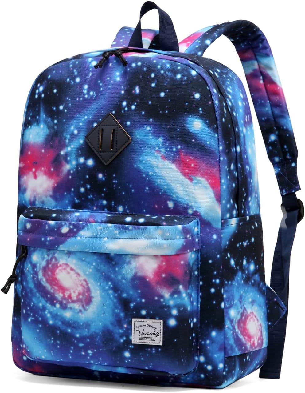 School Backpack for Kids, VASCHY Lightweight Water Resistant Casual Schoolbag Daypack for Men Women Teen Boys Girl Bookbag