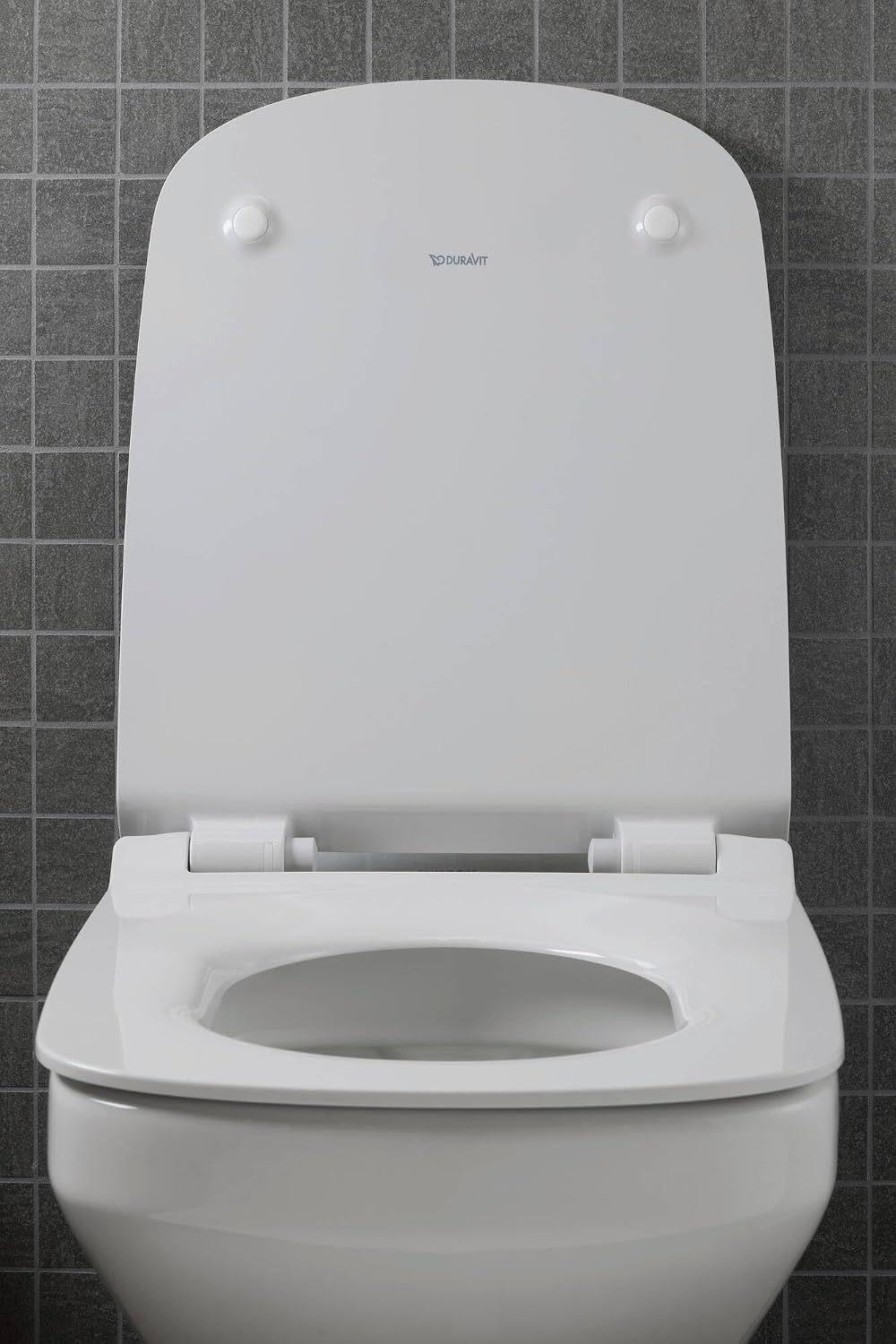 Duravit DuraStyle Toilet Seat & Cover | Elongated Slow-Close Seat with Stainless Steel Hinges