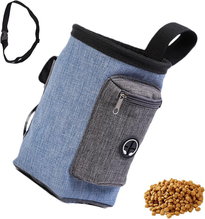 Dog Treat Pouch Bag | Portable Dog Treat Snack Bag Pouch | Dog Treat Carrier Holder, Treat Storage Holder for Travel Dog Walking Puppy Training