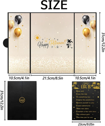 Roetyce Retirement Party Decorations, Funny Retirement Guest Book Alternative, Hapyy Retirement Decorations, Best Retirement Gifts for Women Men, Retirement Signature Board Book, Jumbo Retirement Card