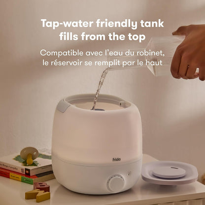 Frida Baby 3-in-1 Cool Mist Top-Fill Humidifier for Large Rooms