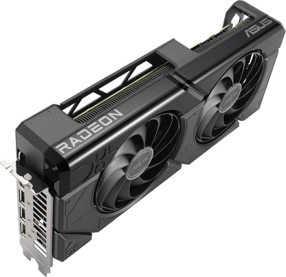ASUS Prime Radeon™ RX 9060 XT 16GB GDDR6 OC Edition Graphics Card (PCIe 5.0, HDMI/DP 2.1, 2.5-Slot Design, axial-tech Fans, Dual Ball Fan Bearings, Dual BIOS, ASUS GPU Guard)