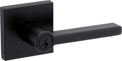 Weiser Powerbolt 3 Matte Black Keyless Entry Door Lock/Deadbolt Lock, 10-Button Keypad Door Lock with Auto Lock and 12-Month Battery Life, Electronic Door Locks for Front Door, Home Décor