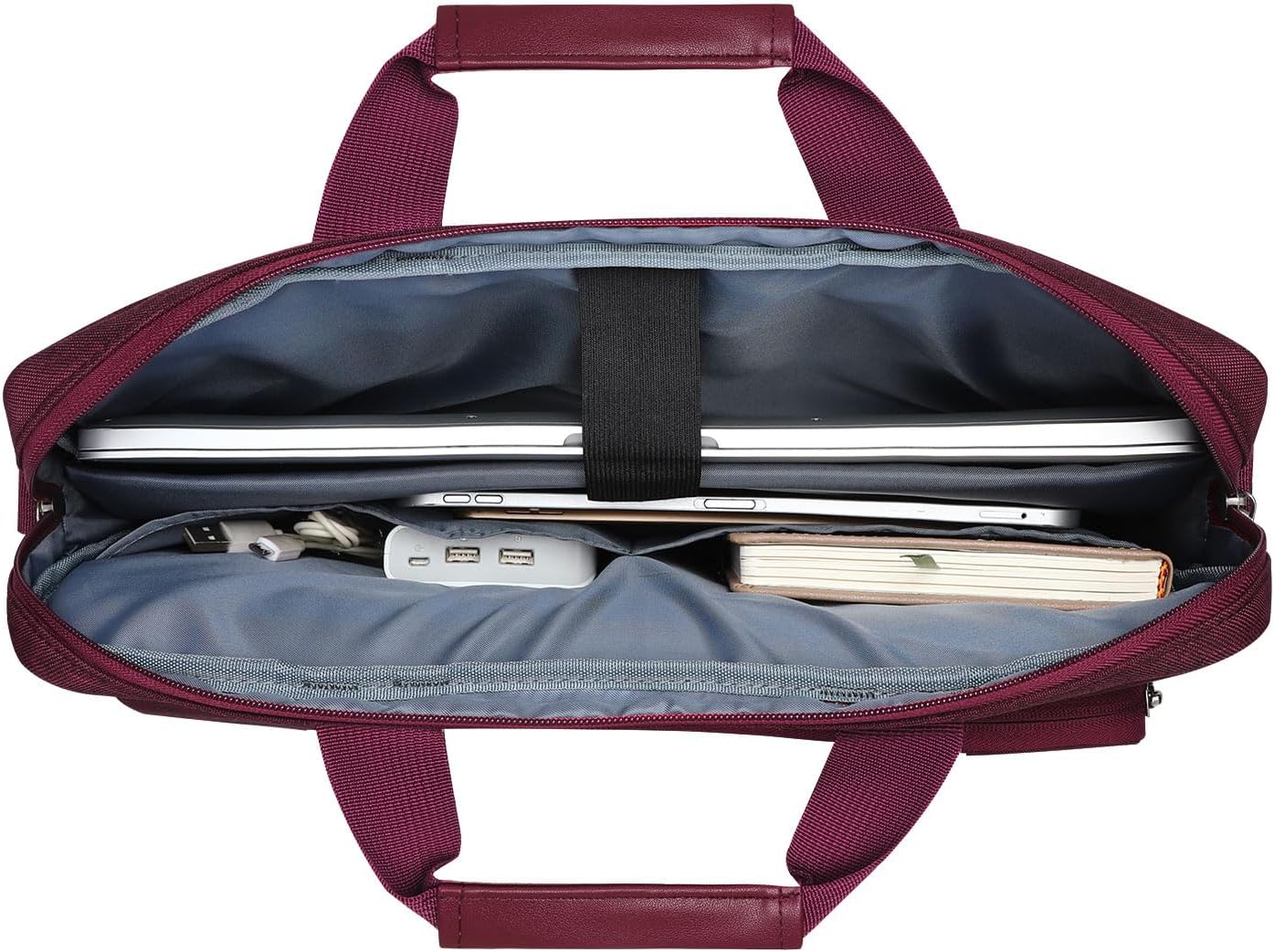 MOSISO Laptop Bag 16 inch, 15-15.6 inch Computer Shoulder Bag Compatible with MacBook Air 15 M4 M3 M2/Pro 16 M4 M3 M2 M1, Notebook &2 Raised&1 Flapover&1 Horizontal Pocket&Handle&Belt, Pink - PuriLite