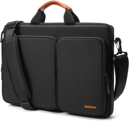 tomtoc 360 Protective Laptop Shoulder Bag for 16-inch MacBook Pro M4/M3/M2/M1 Pro/Max A3403 A3186 A2991 A2485 2024-2019, Water-resistant Sleeve for Dell XPS 15 Surface Book 3 The New Razer Blade 16