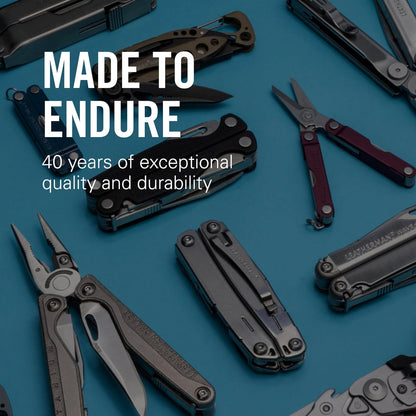 LEATHERMAN Wave+ 18-in-1 Full-Size Multi-Tool – Stainless Steel EDC Tool for DIY, Home Repair, Garden & Outdoor Use – Compact, Durable, Everyday Carry Multitool - PuriLite
