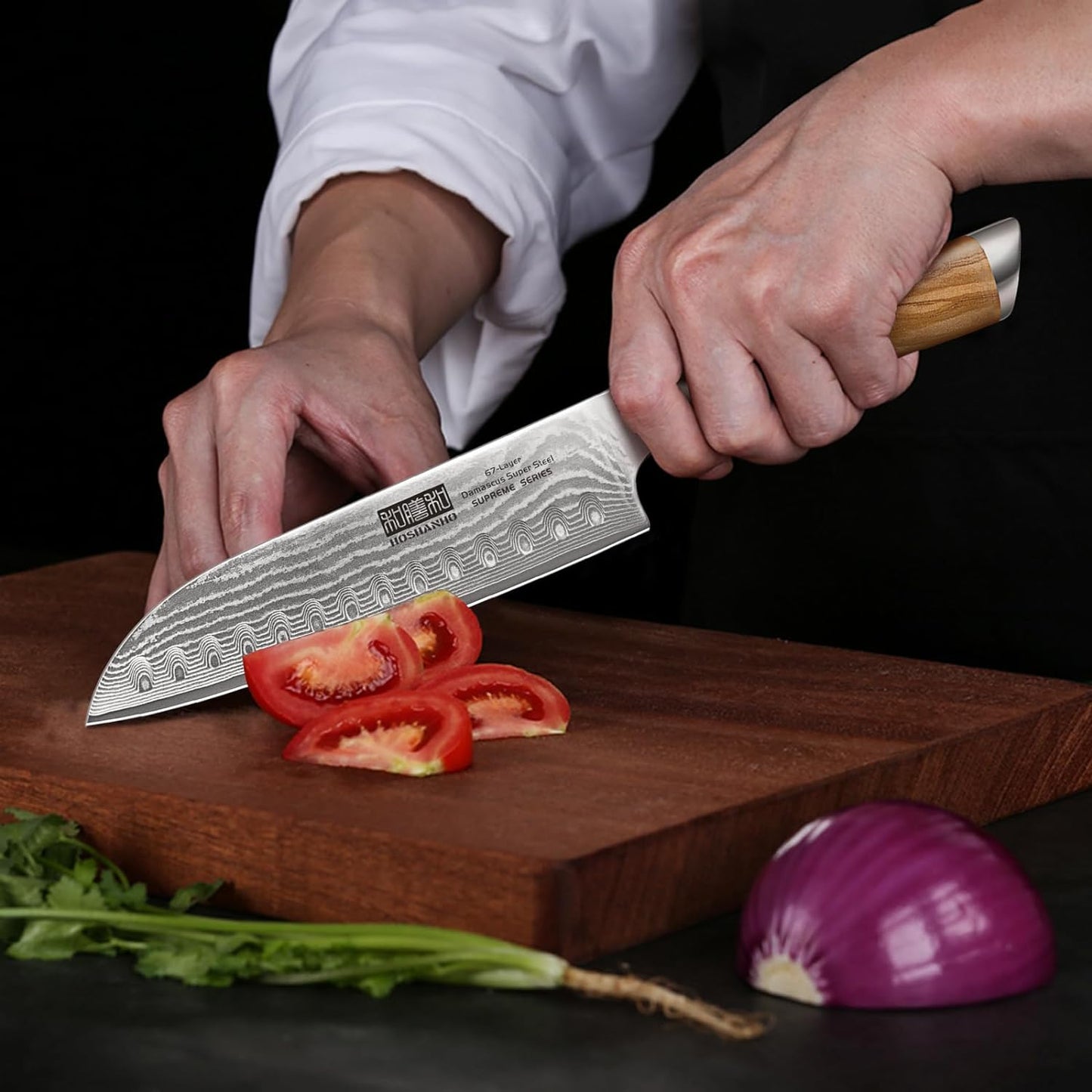 HOSHANHO Damascus Fillet Knife 7 Inch, Professional VG-10 Super Steel Boning Knife, Ultra Sharp Fish Knife with Ergonomic Handle