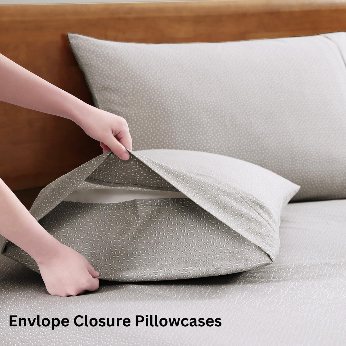 Lane Linen 100% Organic Cotton Queen Sheet Set, 4-Piece Percale Bed Sheets for Queen Bed - Soft, Breathable, Hypoallergenic, Deep Pocket Fits Mattress Up to 15" Deep, Hotel Quality Sheets - White