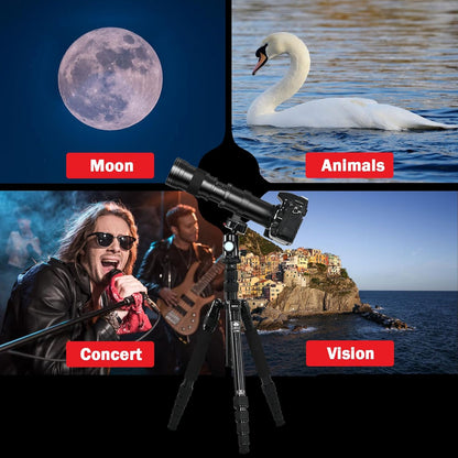 Telephoto Lens 420-800mm - EF Lenses for Canon, Manual Telephoto Zoom Lens for Canon Rebel T8i T7i T7 T6 T6s T6i T3i T2i SL3 SL2 90D 80D 77D 4000D,1DX 5D 6D Mark II/III/IV DSLR