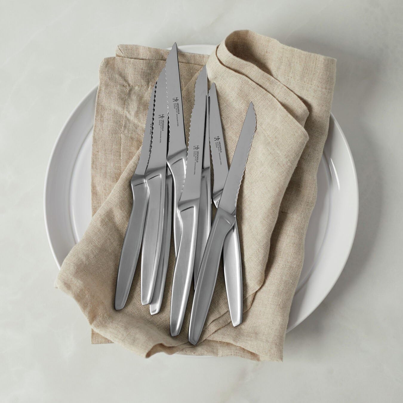 HENCKELS Definition 14 Piece Kitchen Knife Block Set- Professional Cutlery Set, Self Sharpening Knife Block for Chopping, Slicing, Dicing & Cutting