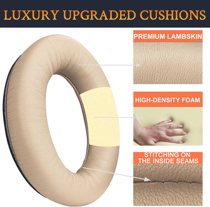 SoloWIT Earpads Cushions for Bose Headphones, Replacement Ear Pads for Bose QuietComfort 15 QC15 QC25 QC2 QC35/Ae2 Ae2i Ae2w/SoundTrue & SoundLink Around-Ear Series - QC25 PL Black&Blue