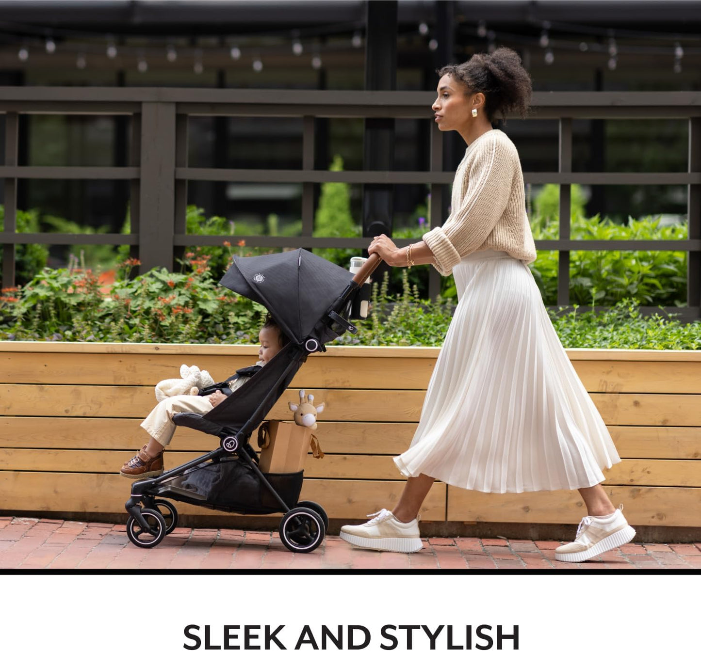 Evenflo Hummingbird Ultra-Lightweight Carbon Fiber Stroller - Crest Gray