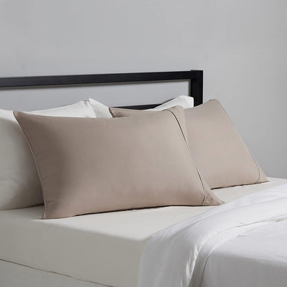 Amazon Basics Lightweight, Breathable Microfiber 4-Piece Bed Sheet Set with 14-Inch Deep Pockets, Full, Blush Pink, Solid