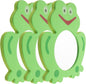 3 Pcs Toys Frog-Shape Bath Toys Cartoon Mirror Toy Mirror Bath Toy Mirror Showering Toy Baby Infants Kids Toddlers