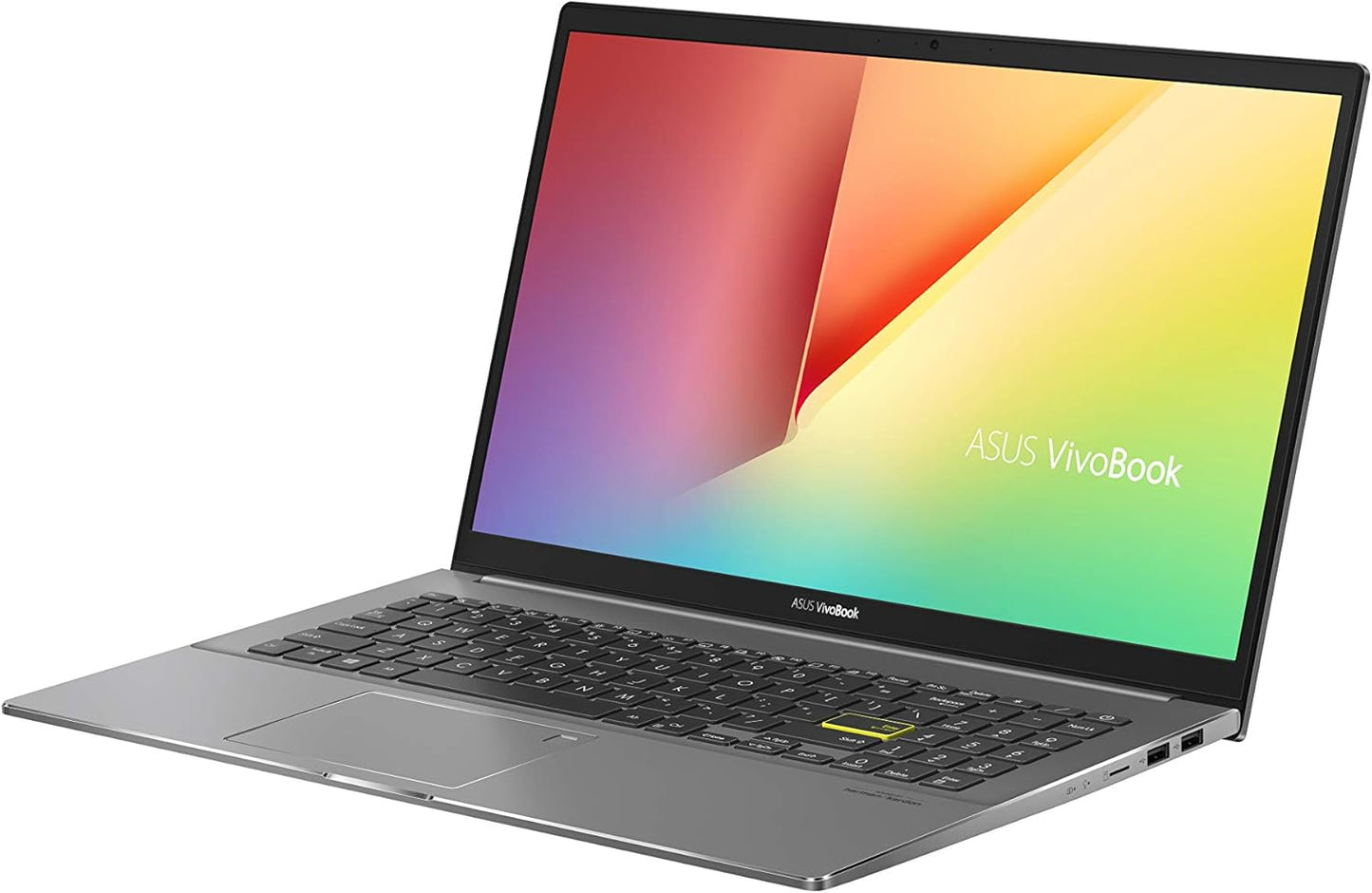 ASUS VivoBook S15 S533 Thin and Light Laptop, 15.6” FHD Display, Intel Core i7 Processor, 8GB DDR4 RAM, 512GB PCIe SSD, Wi-Fi 6, Windows 11 Home, Indie Black, S533EA-AS79-CA
