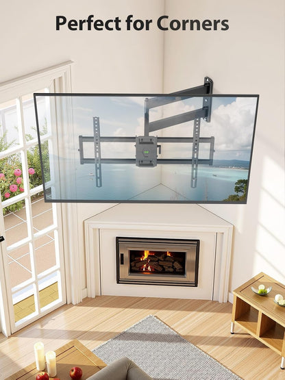 USX MOUNT Full Motion Long Arm TV Wall Mount for Most 37-80 Inch TVs up to 100 Lbs, Smooth Motion Swivel and Tilt TV Bracket, 32.05 Inch Extension, Max VESA 600x400mm, Perfect for Corner, XML930