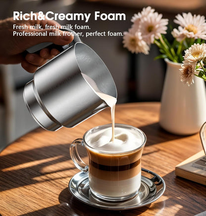 PSIIDAN Milk Frother, All in One Electric Frother