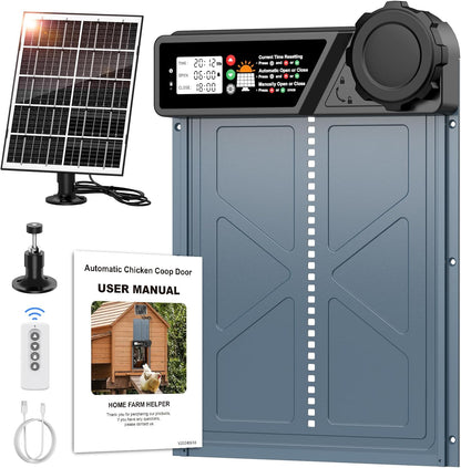 Large Automatic Chicken Coop Door Solar Powered