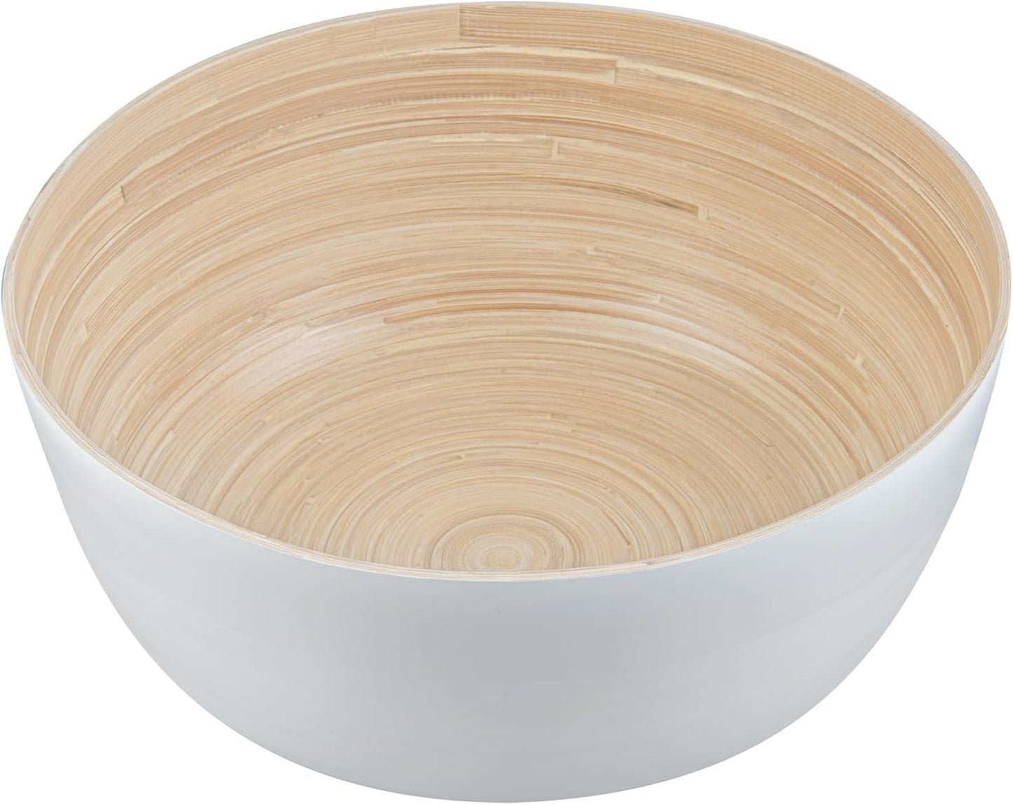 Restaurantware-Bambuddha 15 Ounce Small Salad Bowl, 1 Heavy-Duty Round Salad Bowl - Sustainable, Reusable, Black Bamboo Serving Dish, for Serving Salads, Fruits, and Appetizers