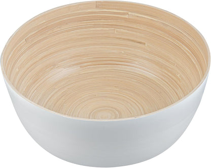 Restaurantware-Bambuddha 15 Ounce Small Salad Bowl, 1 Heavy-Duty Round Salad Bowl - Sustainable, Reusable, Black Bamboo Serving Dish, for Serving Salads, Fruits, and Appetizers