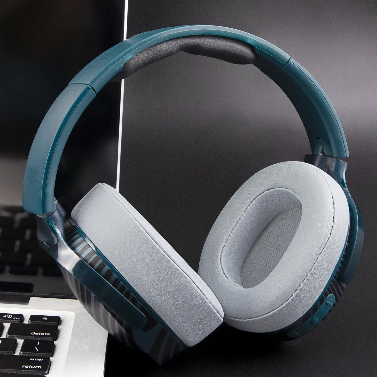 SOULWIT Replacement Earpads for Skullcandy Hesh 3/ANC/Evo & Crusher Wireless/ANC/Evo & Venue ANC Over-Ear Headphones, Ear Pads Cushions with Noise Isolation Foam - Hesh3 PL Black