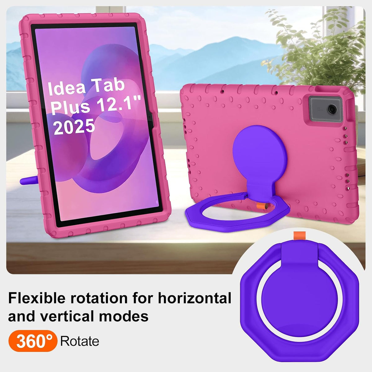 Heavy Duty Case for Lenovo Idea Tab Plus/Tab K12 TB361FU/TB361ZU 12.1 inch