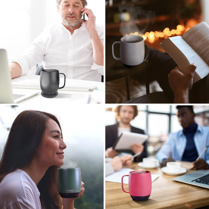 Smart Heated Mug Docking Coaster | Electric Beverage Warming Base