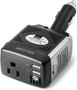 BESTEK 150W Car Power Inverter DC 12V to AC 110V with 2 USB Ports (3.1A Shared)