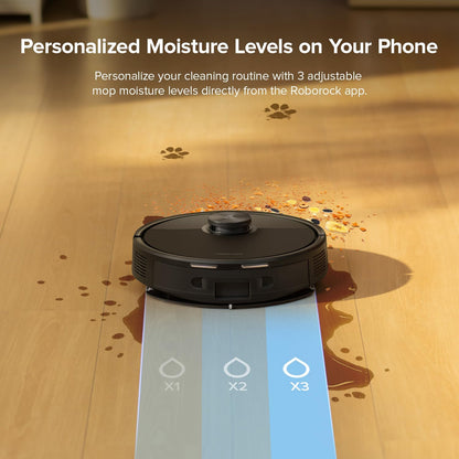 roborock Q7 M5 Robot Vacuum and Mop Combo, 10,000Pa Suction, Automatic Vacuum Cleaner for Home Robot, Self-Charging Robotic Vacuum Cleaning, APP-Controlled Mopping, LiDAR Navigation, Pet Hair