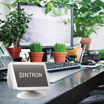 Sintron Smart Display Stand for Show 5 & Show 8 (1st Gen & 2nd Gen) - Adjustable Magnetic Stand Mount with 360 Degree Rotation, Tilt Function and Anti-Slip Base, Compatible with iPhone Models (Black)
