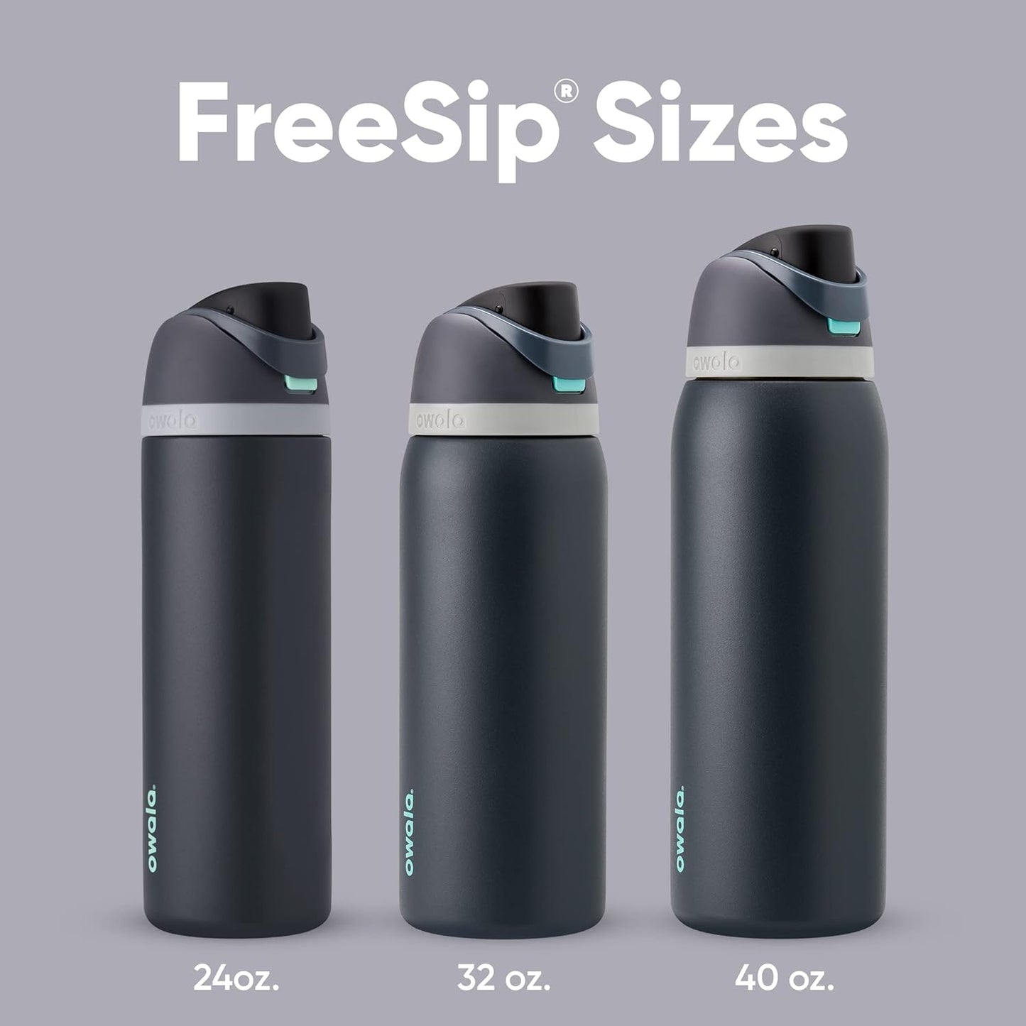 Owala Kids FreeSip Insulated Stainless Steel Water Bottle with Straw, BPA-Free Sports Water Bottle, Great for Travel, 16 oz, Celestial Sphere